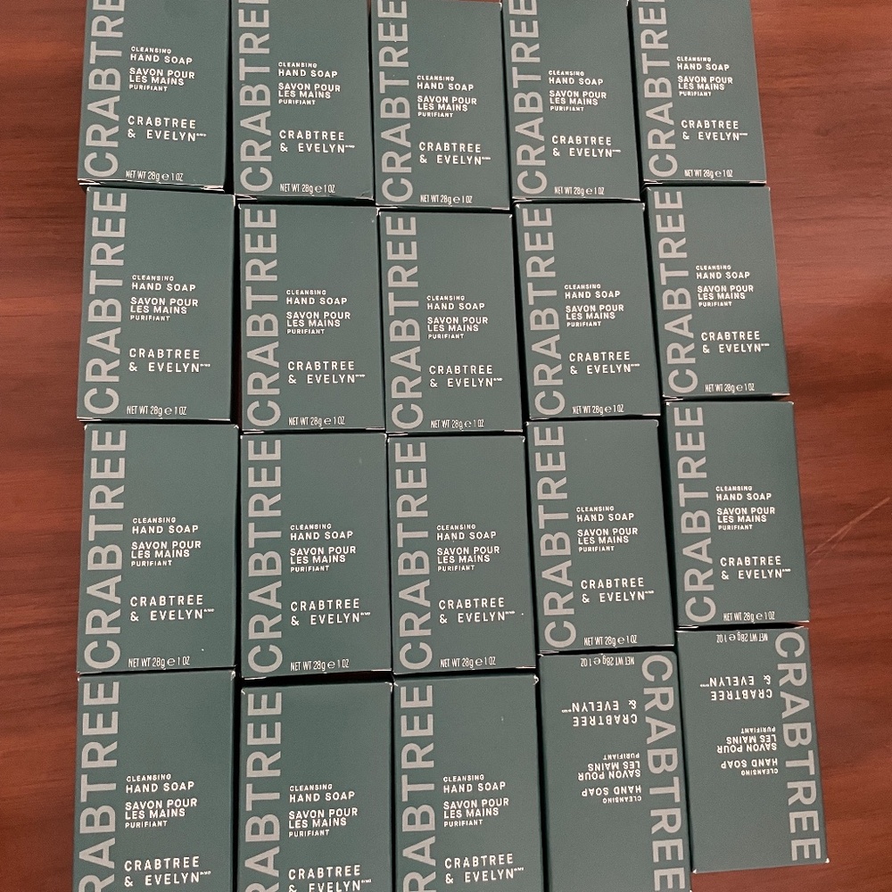 NEW Crabtree & Evelyn Hand Soap Bars Bundle of 40